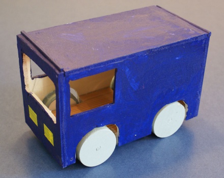 Blauer Bus